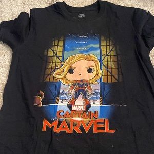 NWOT Marvel Captain Marvel Shirt